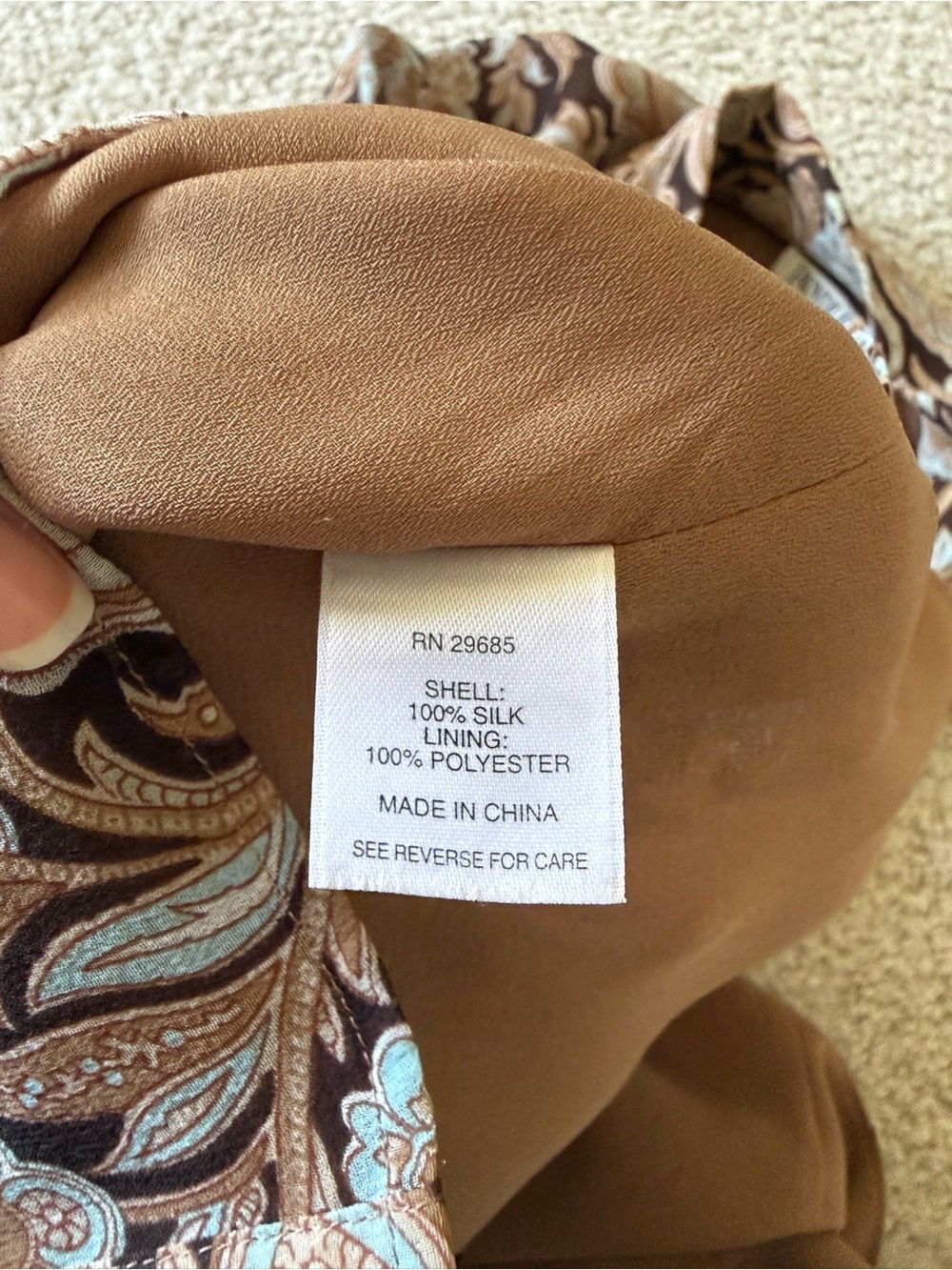 EUC vintage Pendleton silk skirt set - Picture 10 of 16